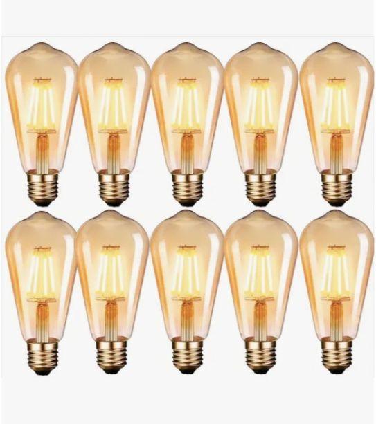 Pack X10 Ampolletas Retro Led-0