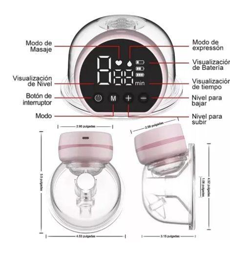 Extractor De Leche Eléctrico Portátil Silencioso-2