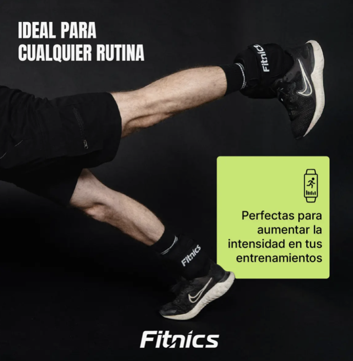 Set de 2 pesas 1kg tobillera o mu eca-4