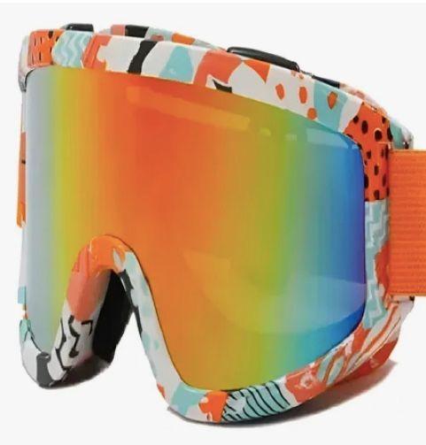 Antiparra Lentes De Nieve Para Adultos Naranjas-2