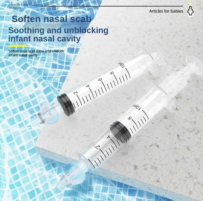 Limpiador nasal jeringa para mocos lavado aspirador bebes-3