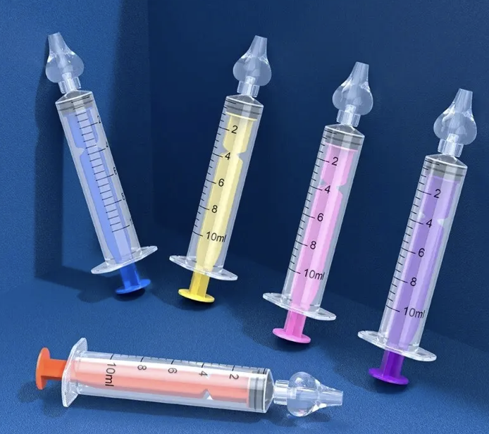 Limpiador nasal jeringa para mocos lavado aspirador bebes-4