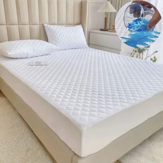 Cubrecolchon Impermeable 2 Plazas + Fundas-2
