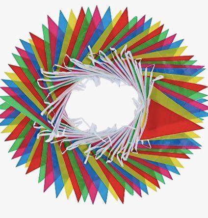 Guirnalda Decorativa 120 Banderines 70m-2