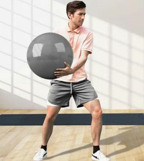 Short Gimnasio 2 en 1 Gris Oscuro-2