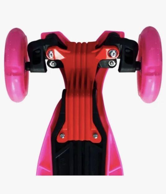 Scooter Monopatin Ruedas Led Rosado-2