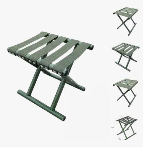 Silla Plegable Pesca Camping Verde-3