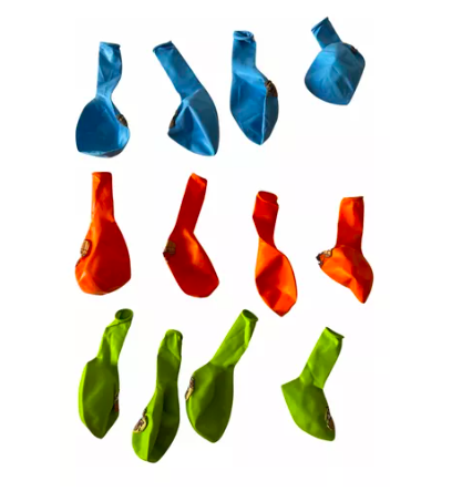 Pack 12 Globos Diseño Capibara-4