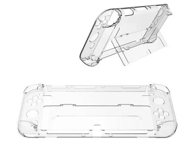 Pack Carcasa Protectora Para Nintendo Switch Oled + Lamina-1