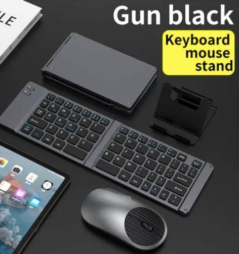 Teclado Y Mouse Inalámbrico Plegable-2