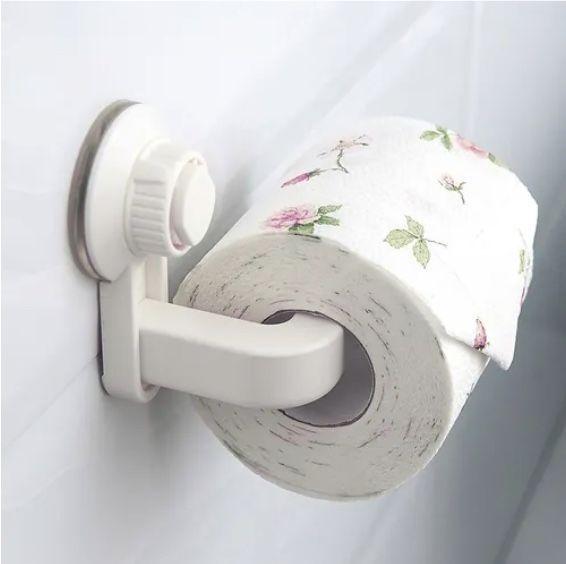 Porta Papel Higiénico Con Ventosa-0
