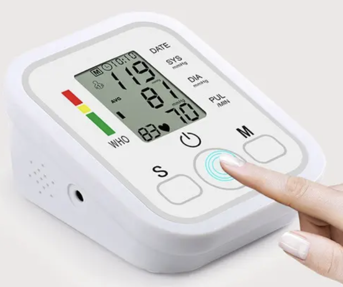 Tensiometro Digital De Brazo Medidor Presion Arterial Pulso Color Blanco-2