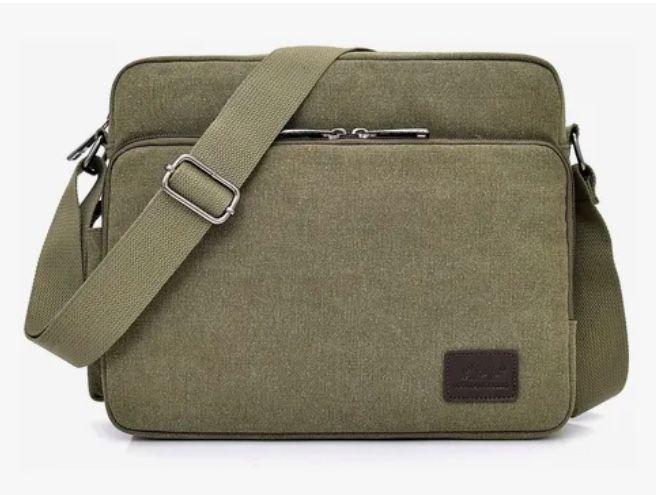 Bolso Bandolera De Lona Gran Capacidad-1