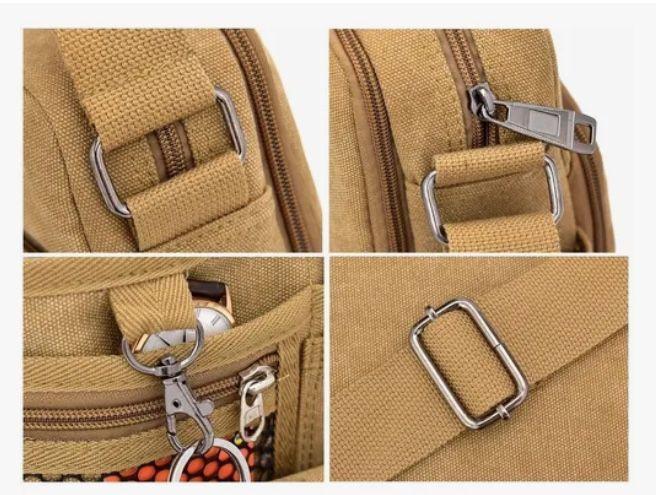 Bolso Bandolera De Lona Gran Capacidad-6