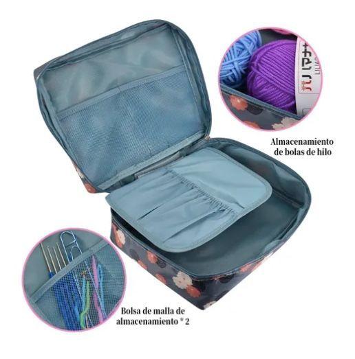 Set Con Estuche Crochet Silicona -3