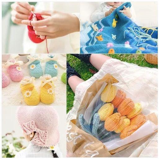 Set Con Estuche Crochet Silicona -6