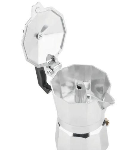 Cafetera Italiana Para 3 Tazas Aluminio-3