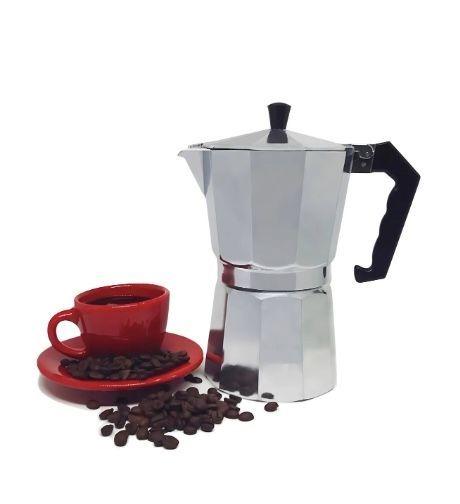 Cafetera Italiana Para 3 Tazas Aluminio-4