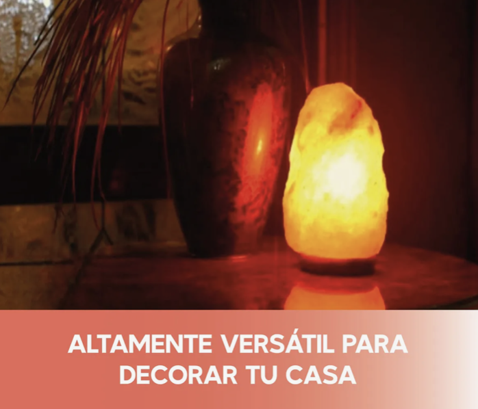 Lampara De Sal Himalaya Roca Intensidad Regulable Dormitorio-4