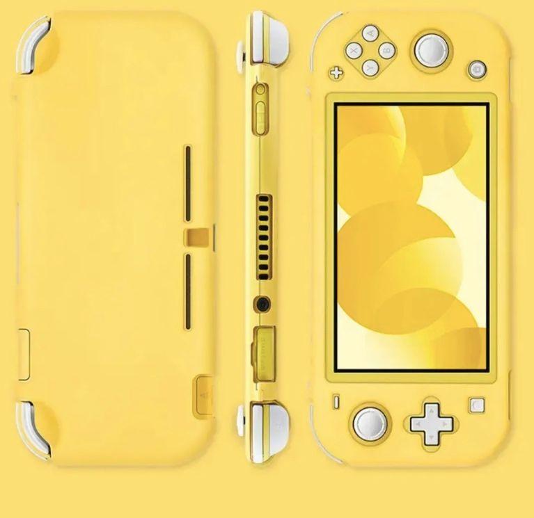 Carcasa Funda Protectora Para Nintendo Switch Lite Premium Amarillo-1