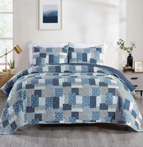 Cubrecama Quilt Reversible King-3