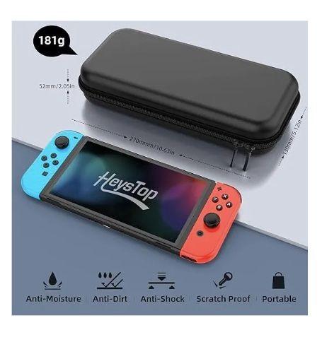 Estuche Protector Para Nintendo Switch Oled Kit 17 En1 Funda-2