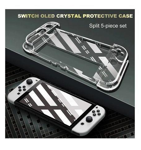 Estuche Protector Para Nintendo Switch Oled Kit 17 En1 Funda-5