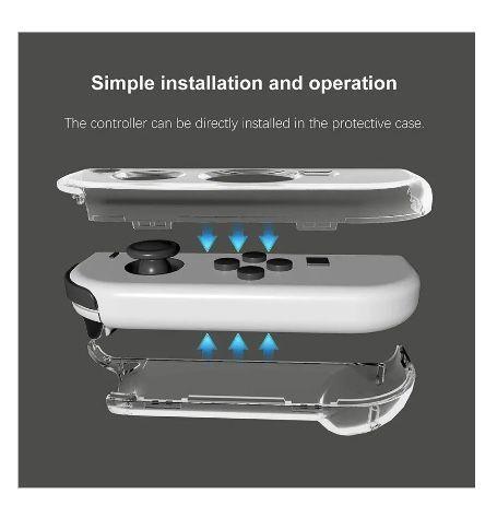 Estuche Protector Para Nintendo Switch Oled Kit 17 En1 Funda-6