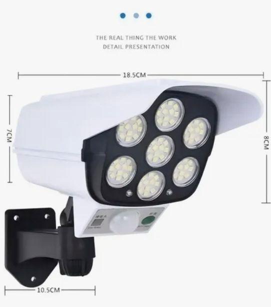 Foco Solar  De Seguridad Sensor De Movimiento-3