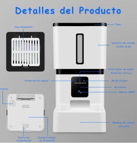 Comedero Automático Para Mascotas-3