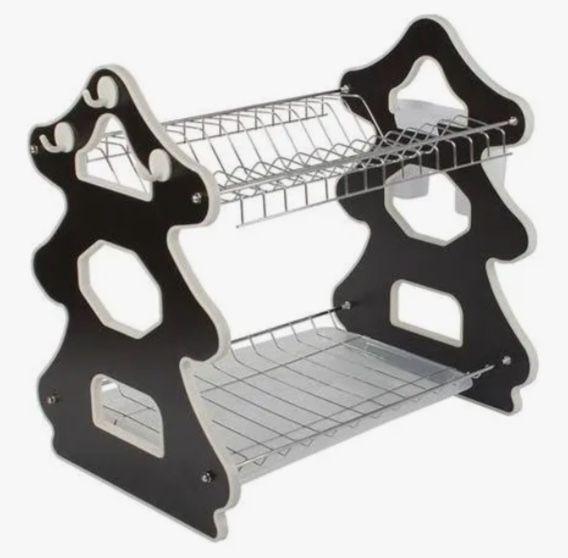  Secador De Platos De Aluminio Inoxidable -2