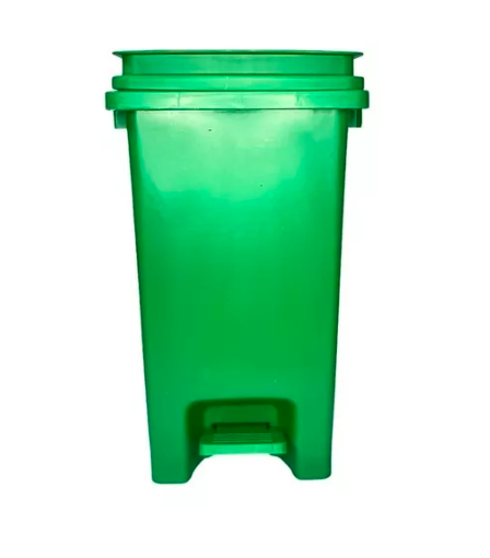 Basurero 20 Litros Pedal Verde-1