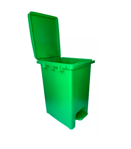 Basurero 20 Litros Pedal Verde-2