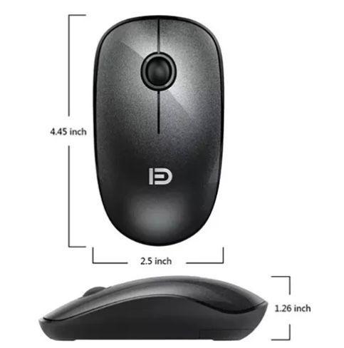 Mouse Inalámbrico Negro-4