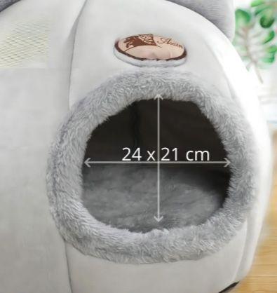 Casa Cama Plush Gatos Xl Grande-3