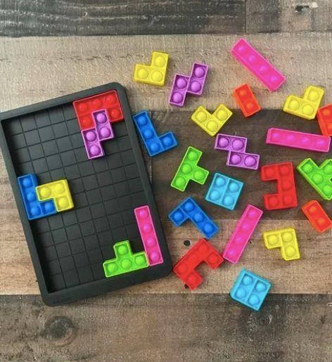 Juego Puzzle Pop It Rompecabezas 27 Piezas Antiestrés-3