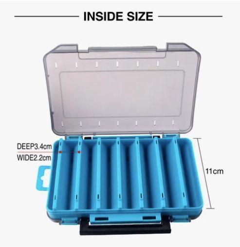 Caja Porta Señuelos Pesca 14 Compartimientos -2