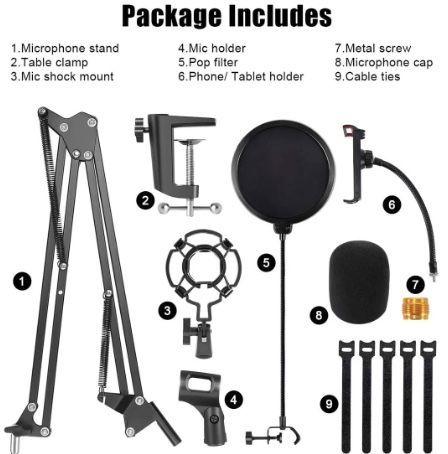 Soporte Brazo Micr fono-2