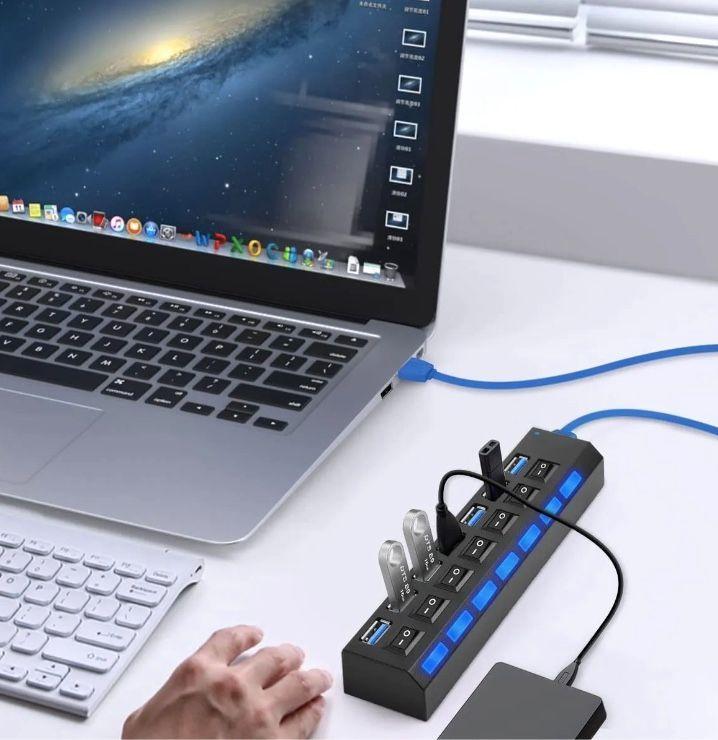 Alargador Usb 3 0 7 Puertos-5