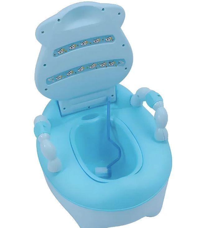 Pelela Infantil Color Azul con Coj n-2