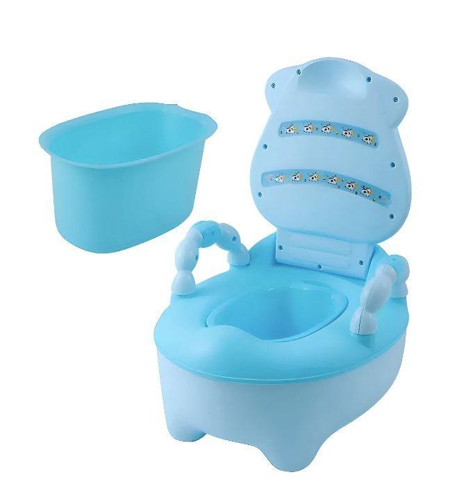 Pelela Infantil Color Azul con Coj n-4