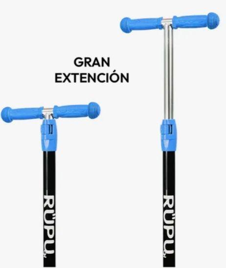 Scooter Monopatin Militar Ruedas Led -5