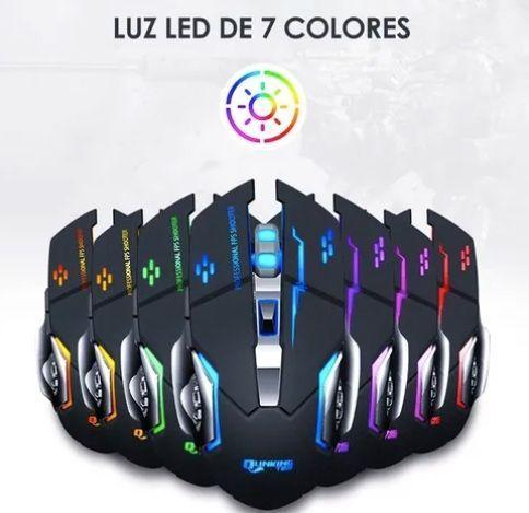 Mouse Gamer Negro  Con Luz Led-3