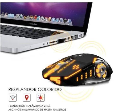 Mouse Gamer Negro  Con Luz Led-4