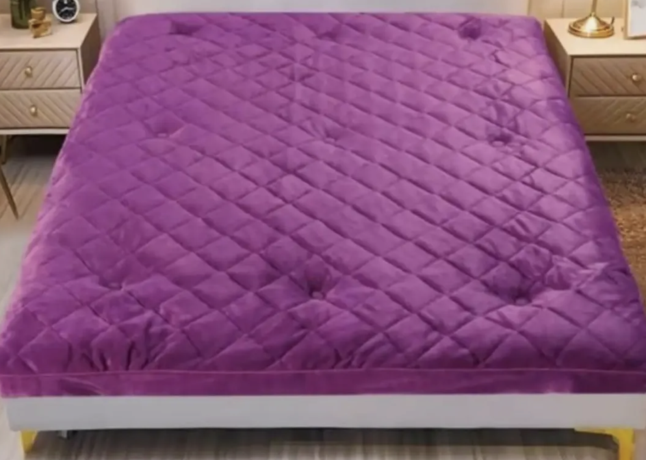 Cubre colchon plush acolchado 2 Plazas-1