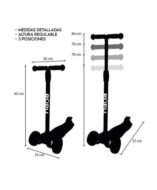 Scooter Monopatin Spring Cat Ruedas Led-3