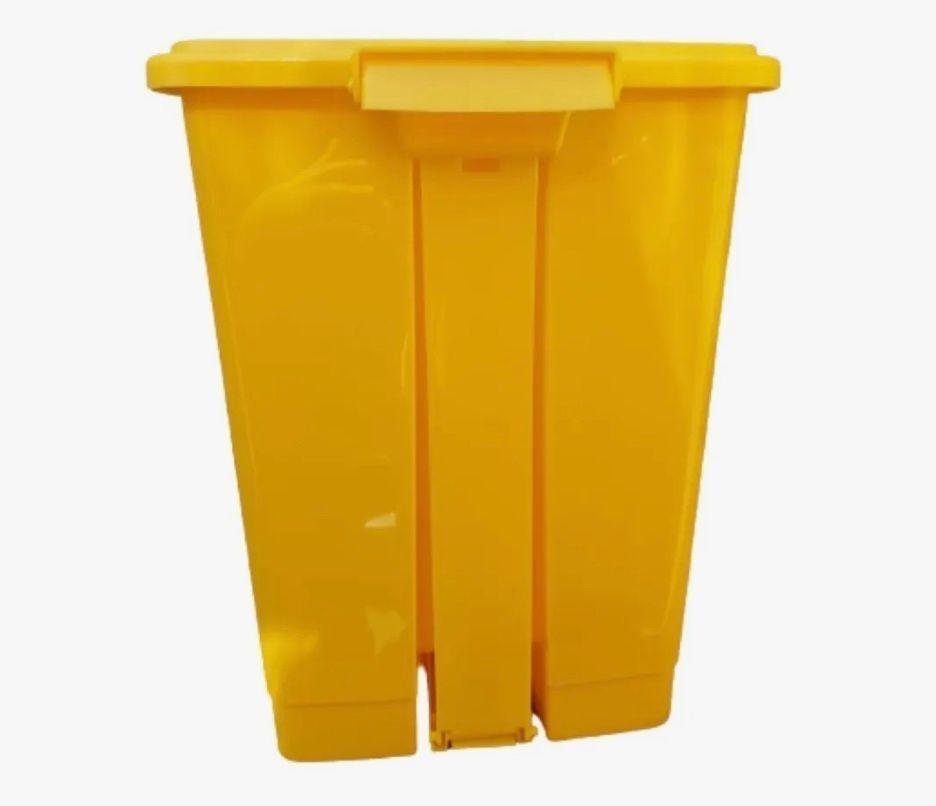 Basurero 20 Litros Pedal Amarillo-2