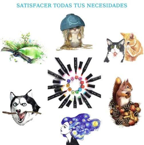 Kit 80 Lapices Doble Punta Para Pintar-4