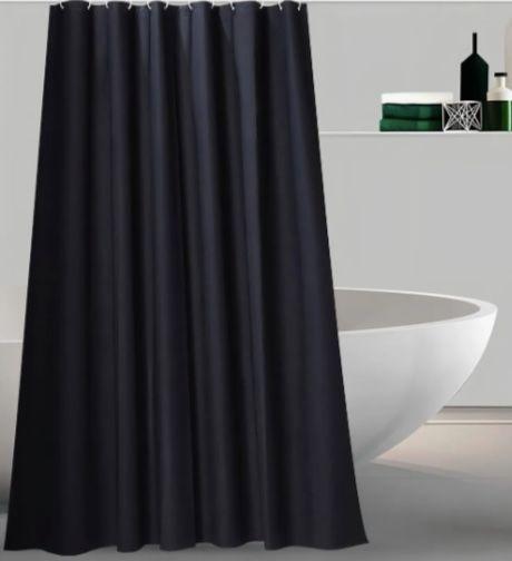 Cortina Ba o Ducha Negra-2