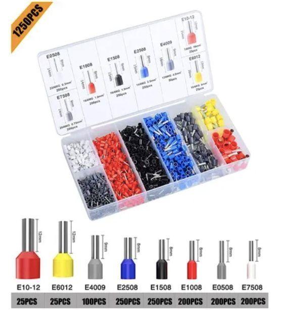 Alicate Aprieta Terminal Crimping Ferrule + 1200 Pcs-3
